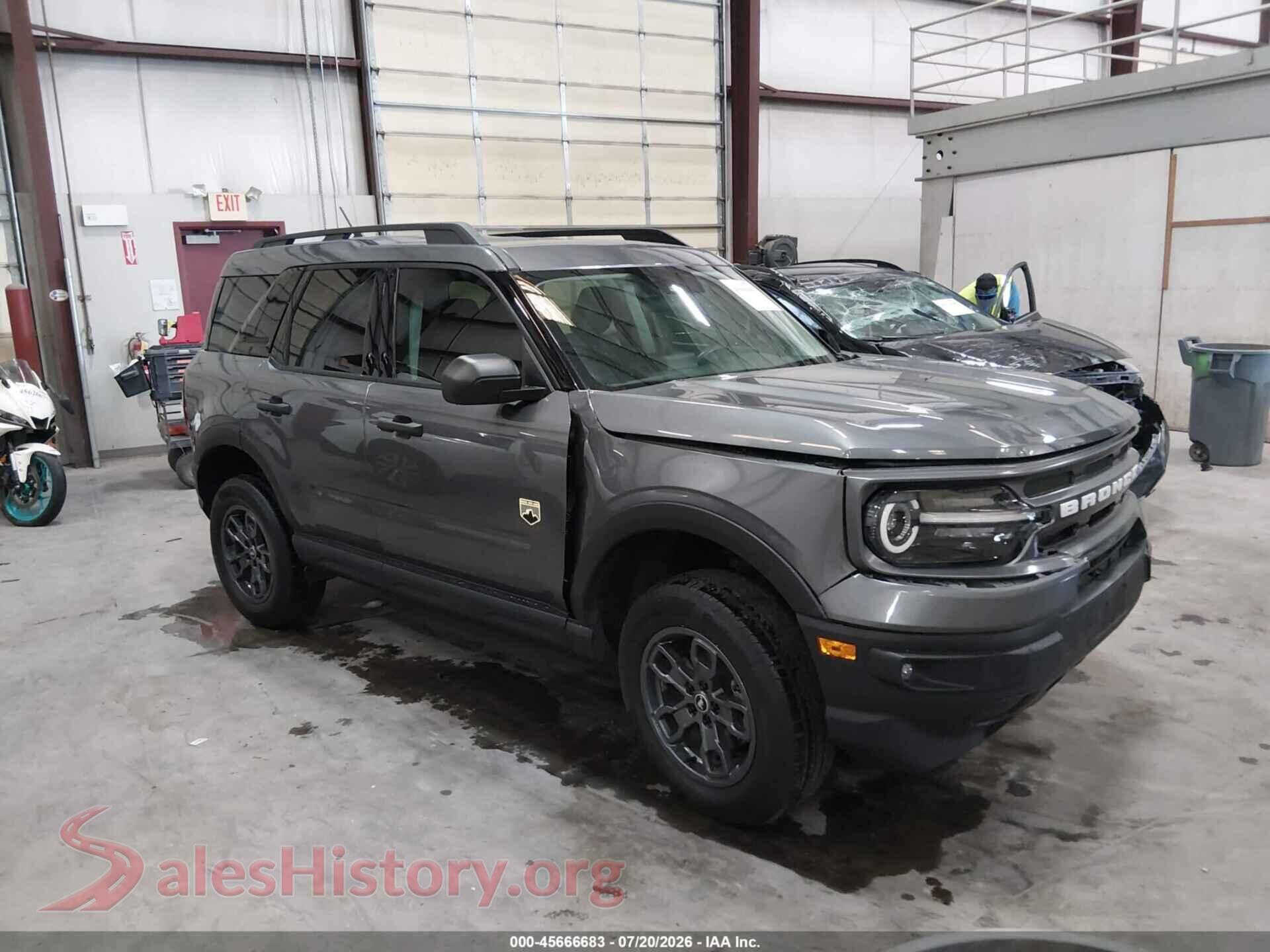 2022 FORD BRONCO SPORT — VIN 3FMCR9B68NRE15952