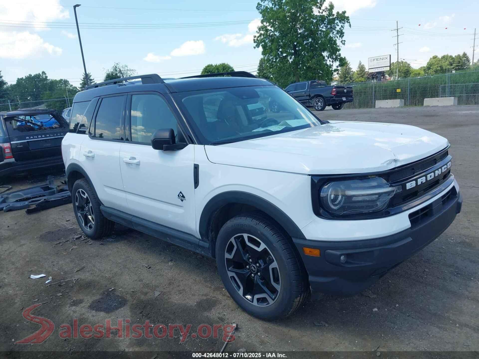 2021 FORD BRONCO SPORT — VIN 3FMCR9C62MRB09729