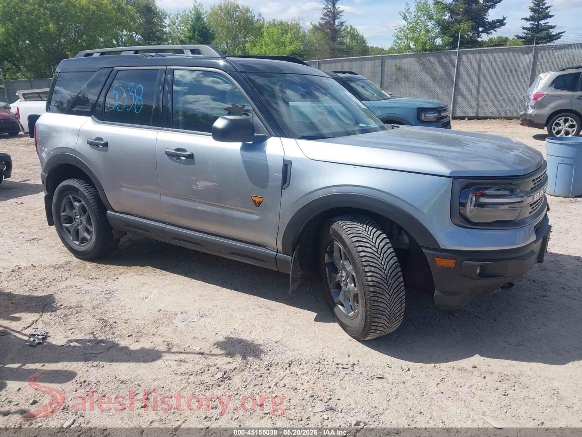 2023 FORD BRONCO SPORT — VIN 3FMCR9D90PRD11319