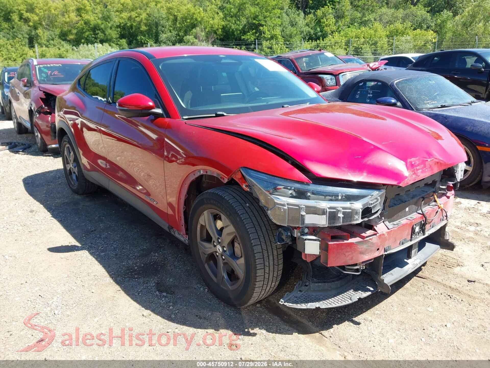 2022 FORD MUSTANG MACH-E — VIN 3FMTK1RMXNMA08867