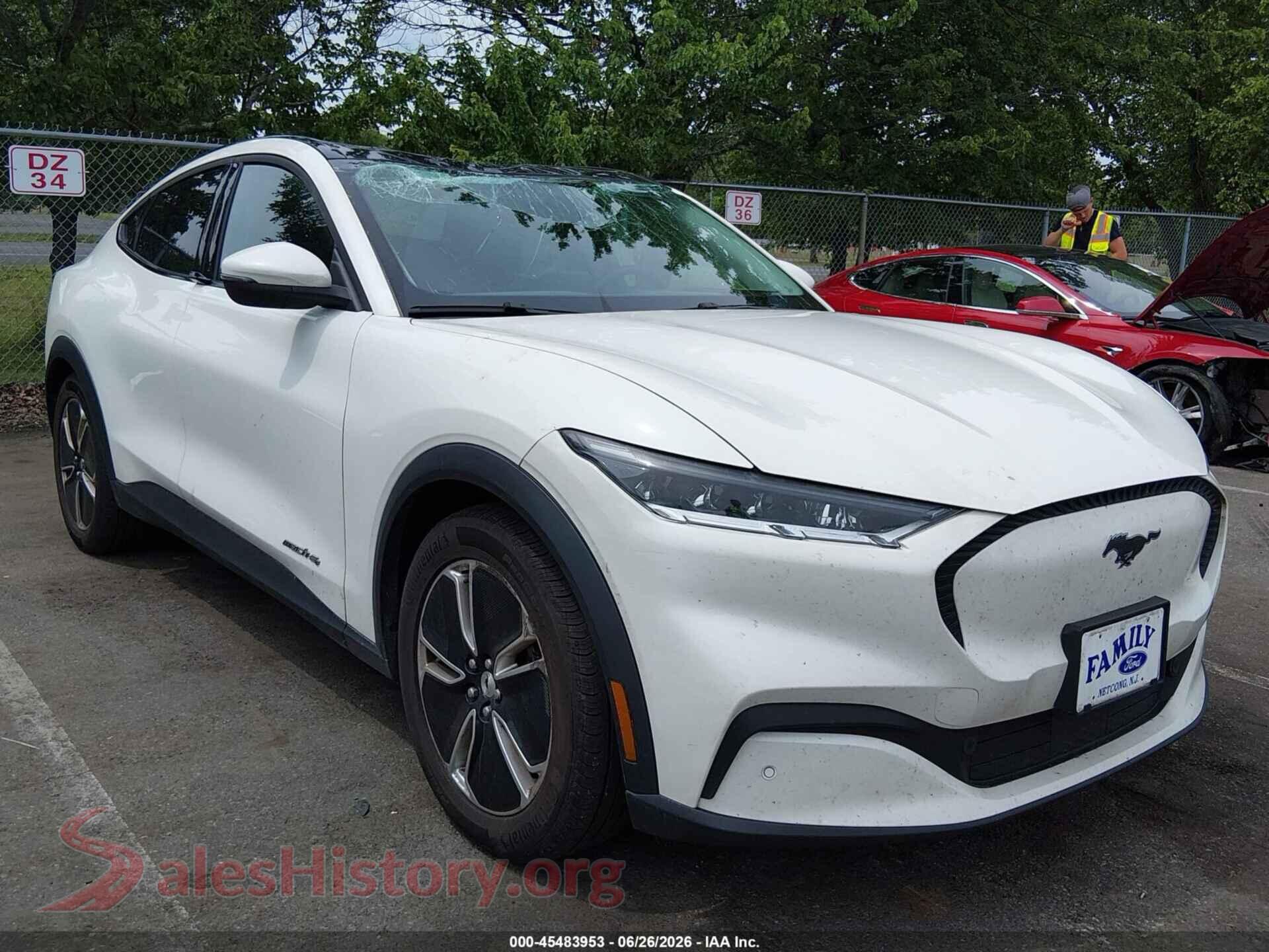 2021 FORD MUSTANG MACH-E — VIN 3FMTK1SS4MMA51012