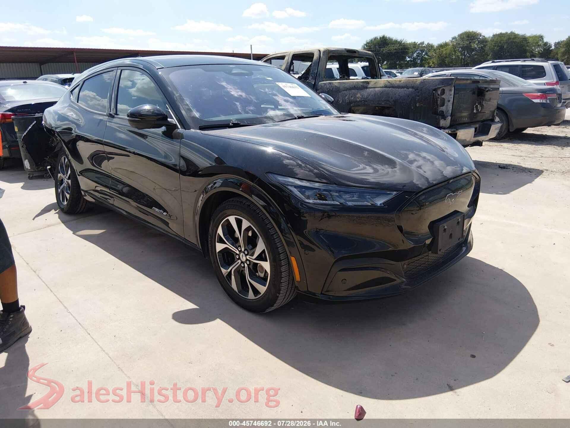 2021 FORD MUSTANG MACH-E — VIN 3FMTK3R72MMA03120