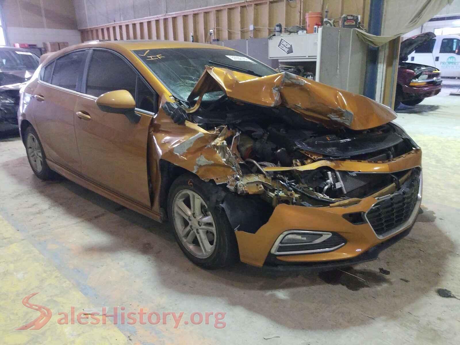 2017 CHEVROLET CRUZE — VIN 3G1BE6SM1HS584161