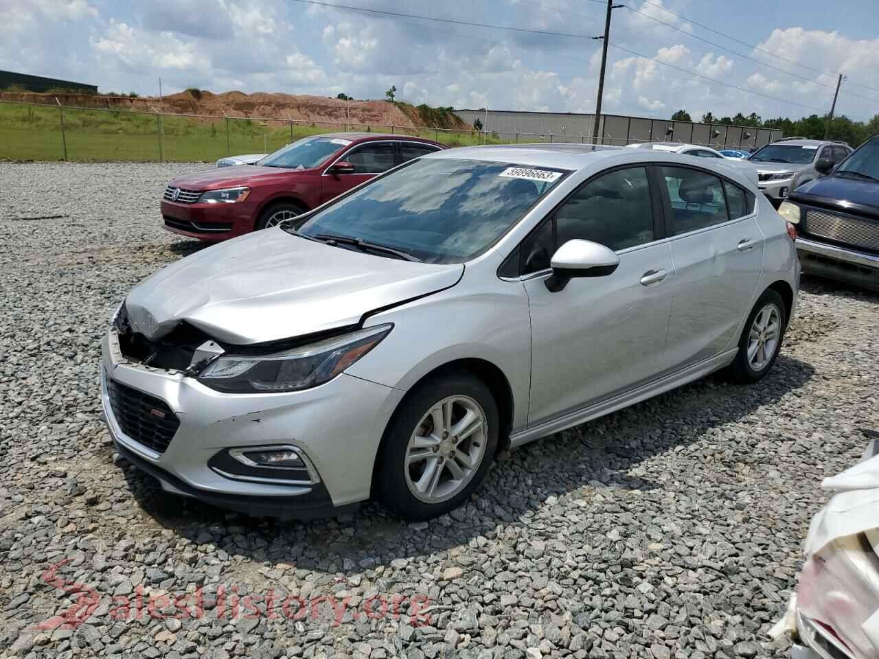 2017 CHEVROLET CRUZE — VIN 3G1BE6SM5HS580484
