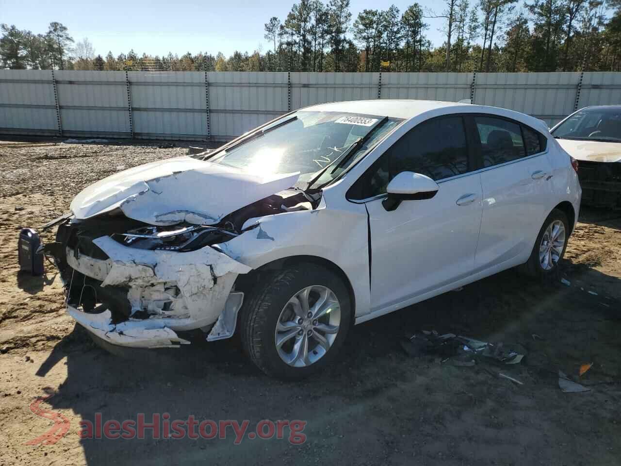 2019 CHEVROLET CRUZE — VIN 3G1BE6SM7KS556002