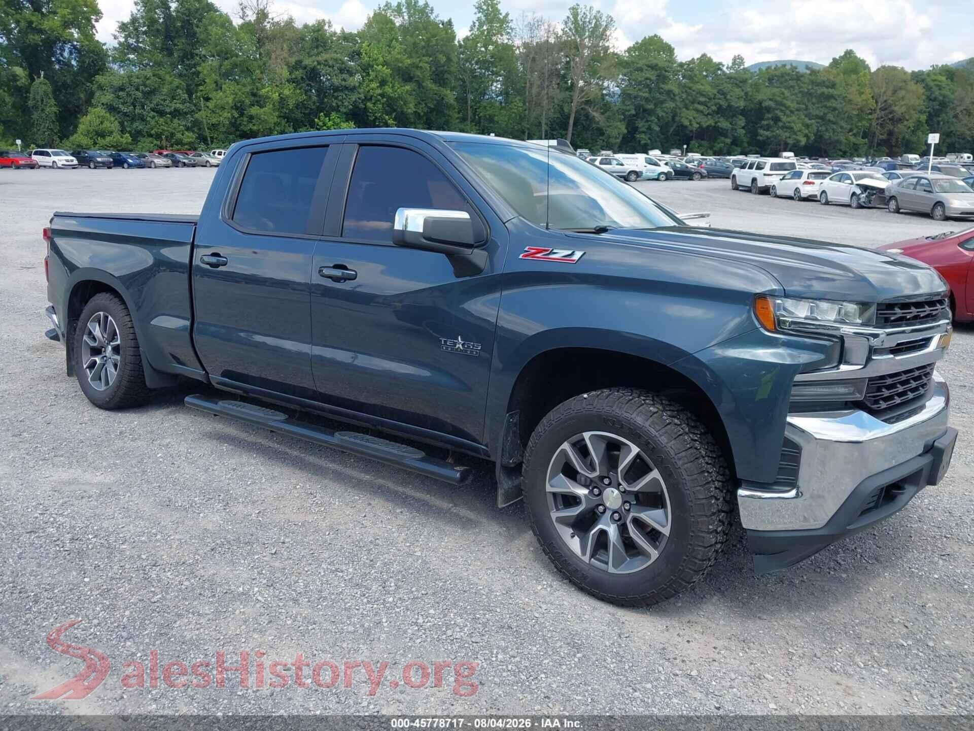 2019 CHEVROLET SILVERADO 1500 — VIN 3GCUYDED9KG291805