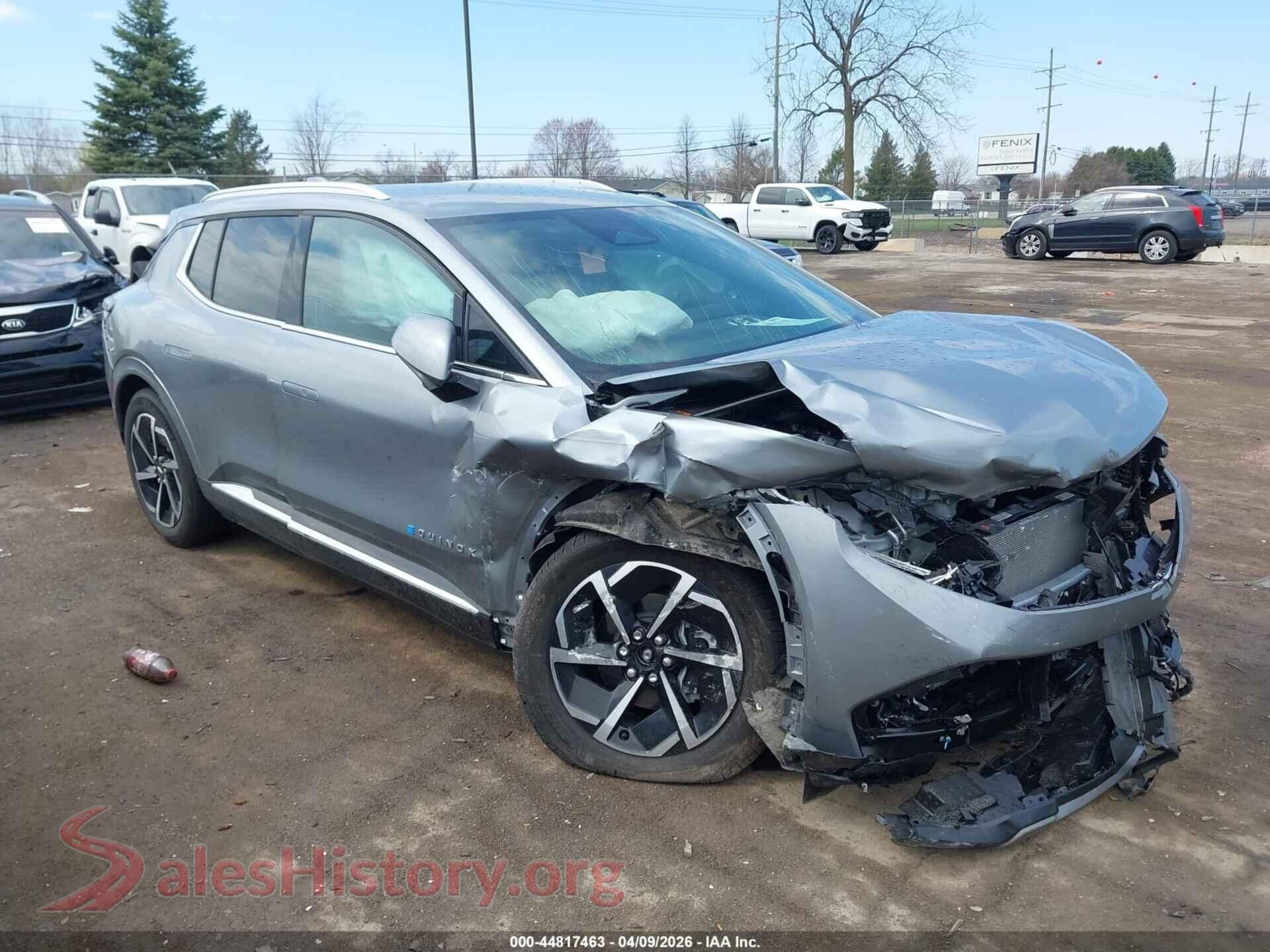 2025 CHEVROLET EQUINOX EV — VIN 3GN7DNRP4SS199136
