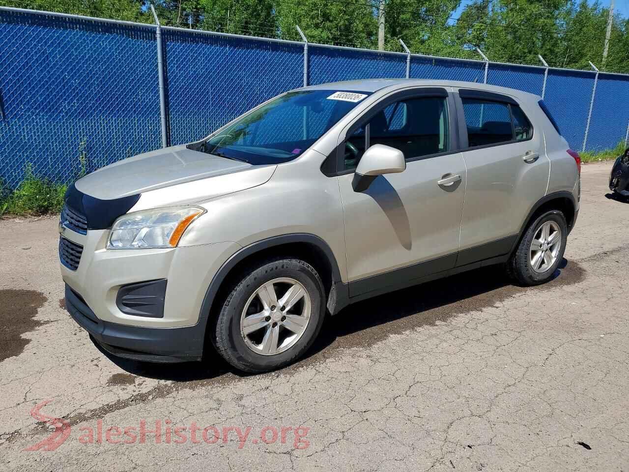 2014 CHEVROLET TRAX — VIN 3GNCJKEB5EL162322