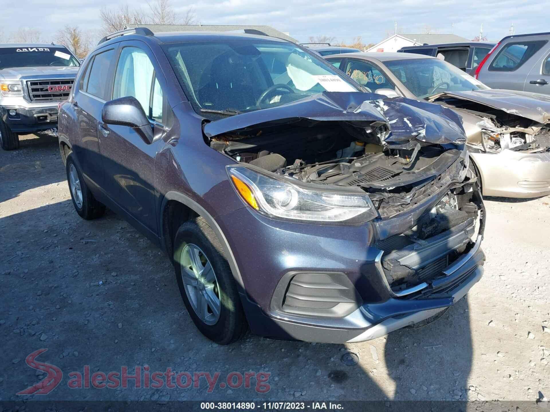 2018 CHEVROLET TRAX — VIN 3GNCJPSB3JL193368