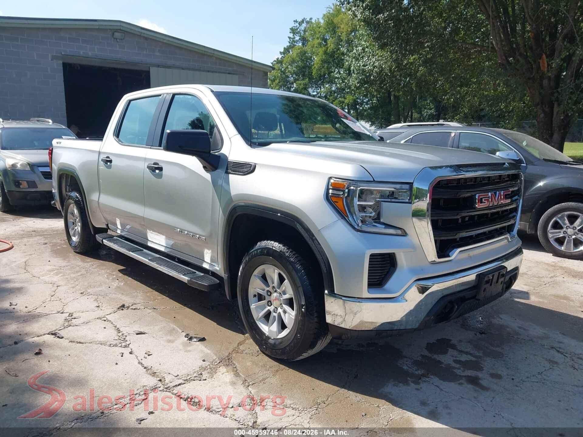2019 GMC SIERRA 1500 — VIN 3GTP9AEH3KG175043