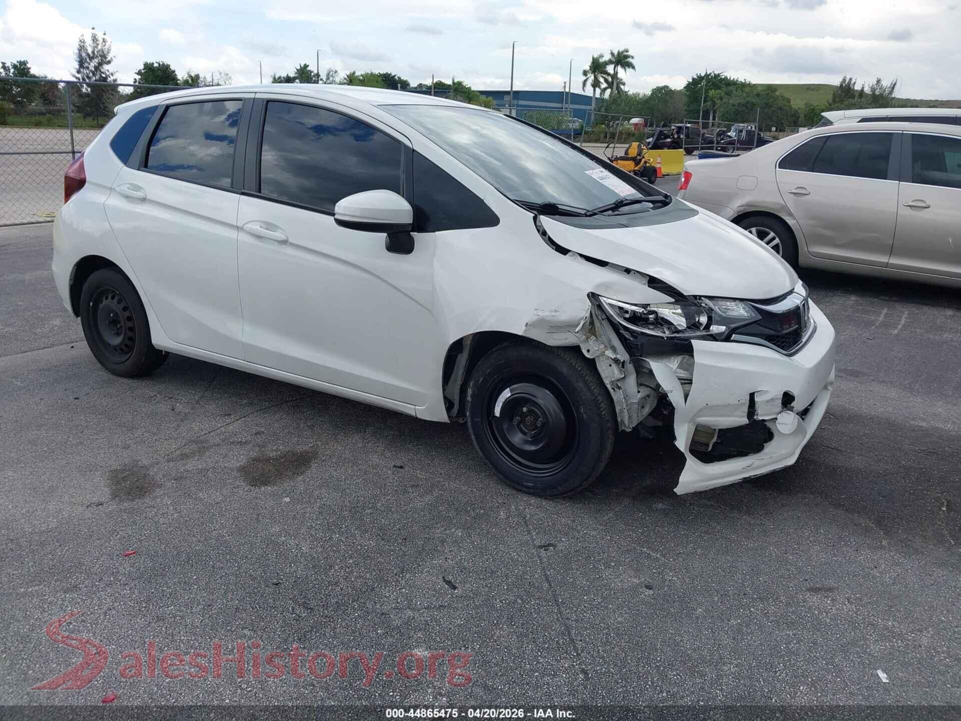 2020 HONDA FIT — VIN 3HGGK5H43LM720831