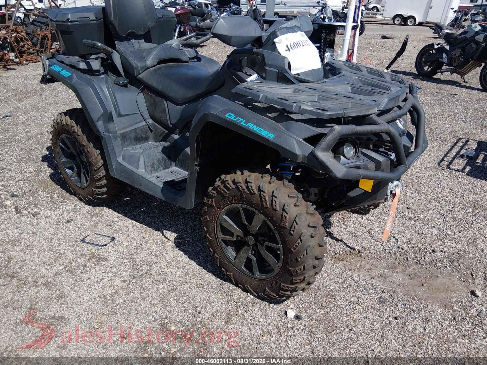 2021 CAN-AM OUTLANDER MAX — VIN 3JBLPAU41MJ000284