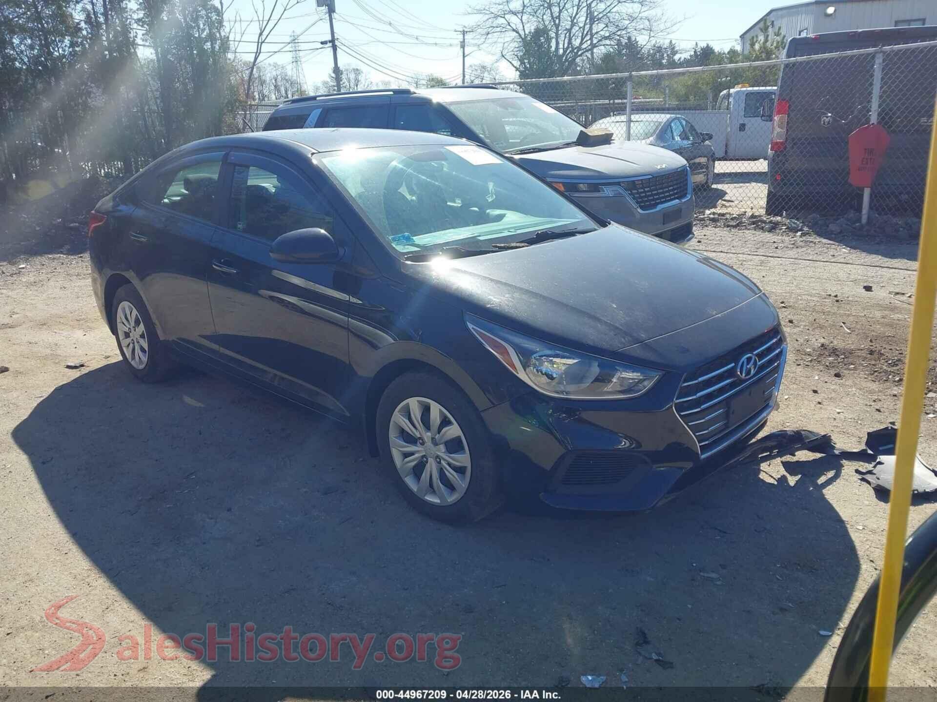 2021 HYUNDAI ACCENT — VIN 3KPC24A69ME148176
