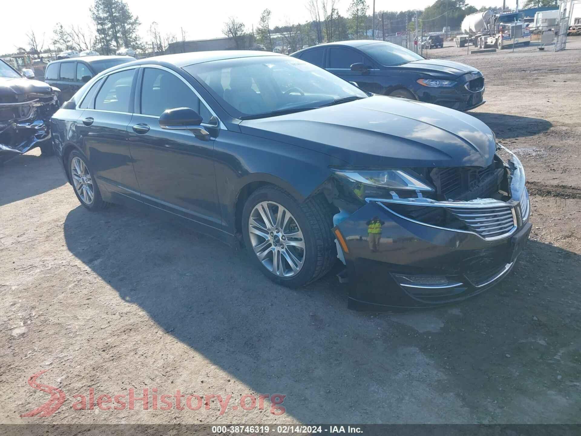 2015 LINCOLN MKZ HYBRID — VIN 3LN6L2LU0FR603000