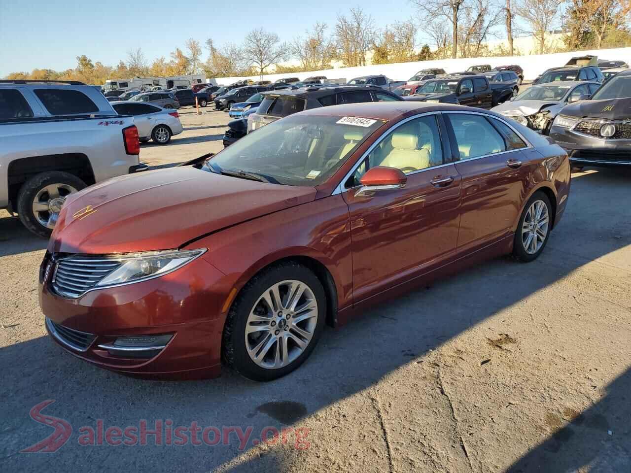2014 LINCOLN MKZ — VIN 3LN6L2LU1ER819534