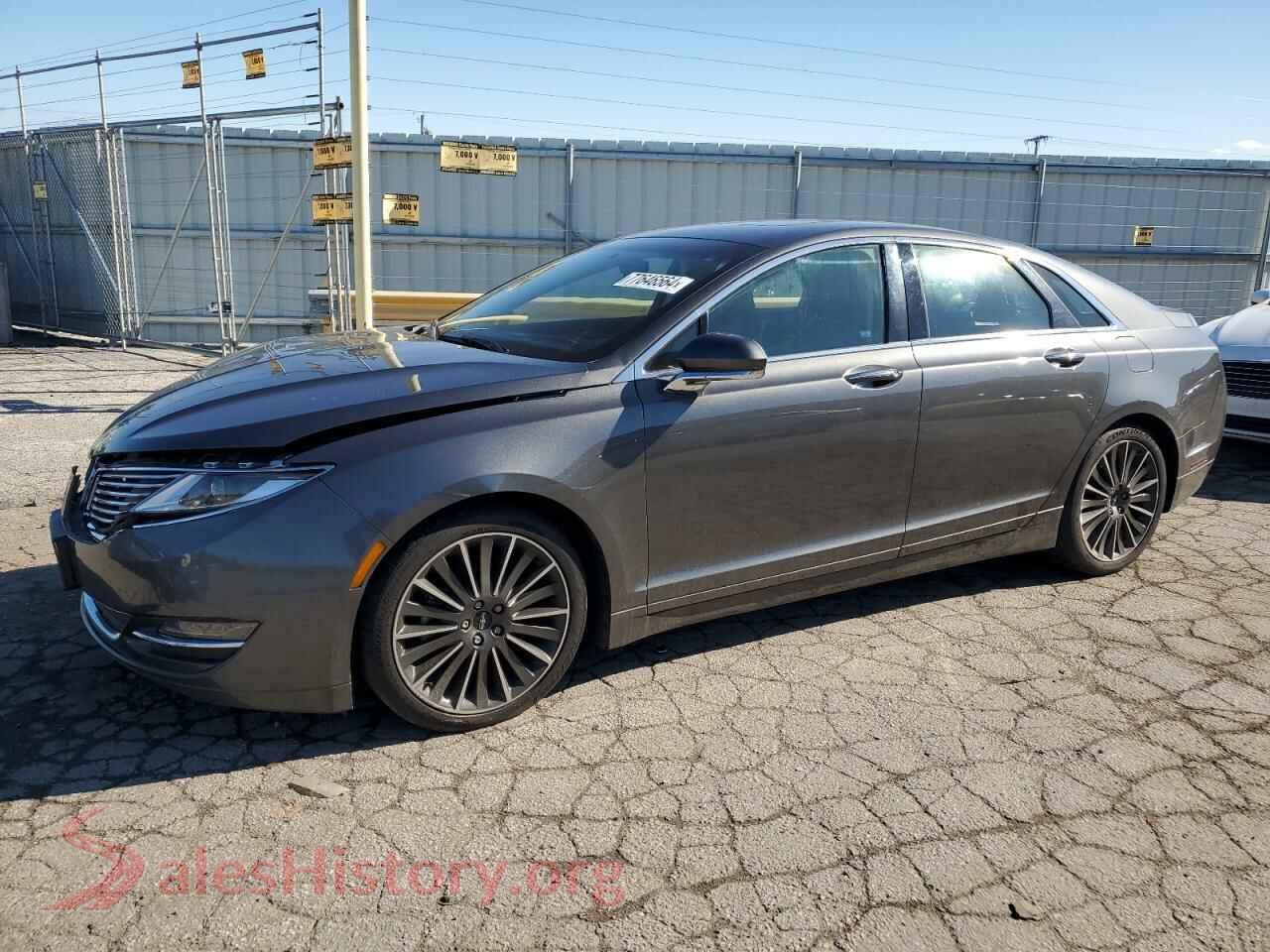 2016 LINCOLN MKZ — VIN 3LN6L2LU1GR625766