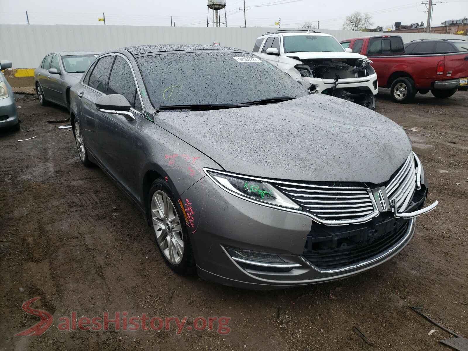 2014 LINCOLN MKZ — VIN 3LN6L2LU4ER808740