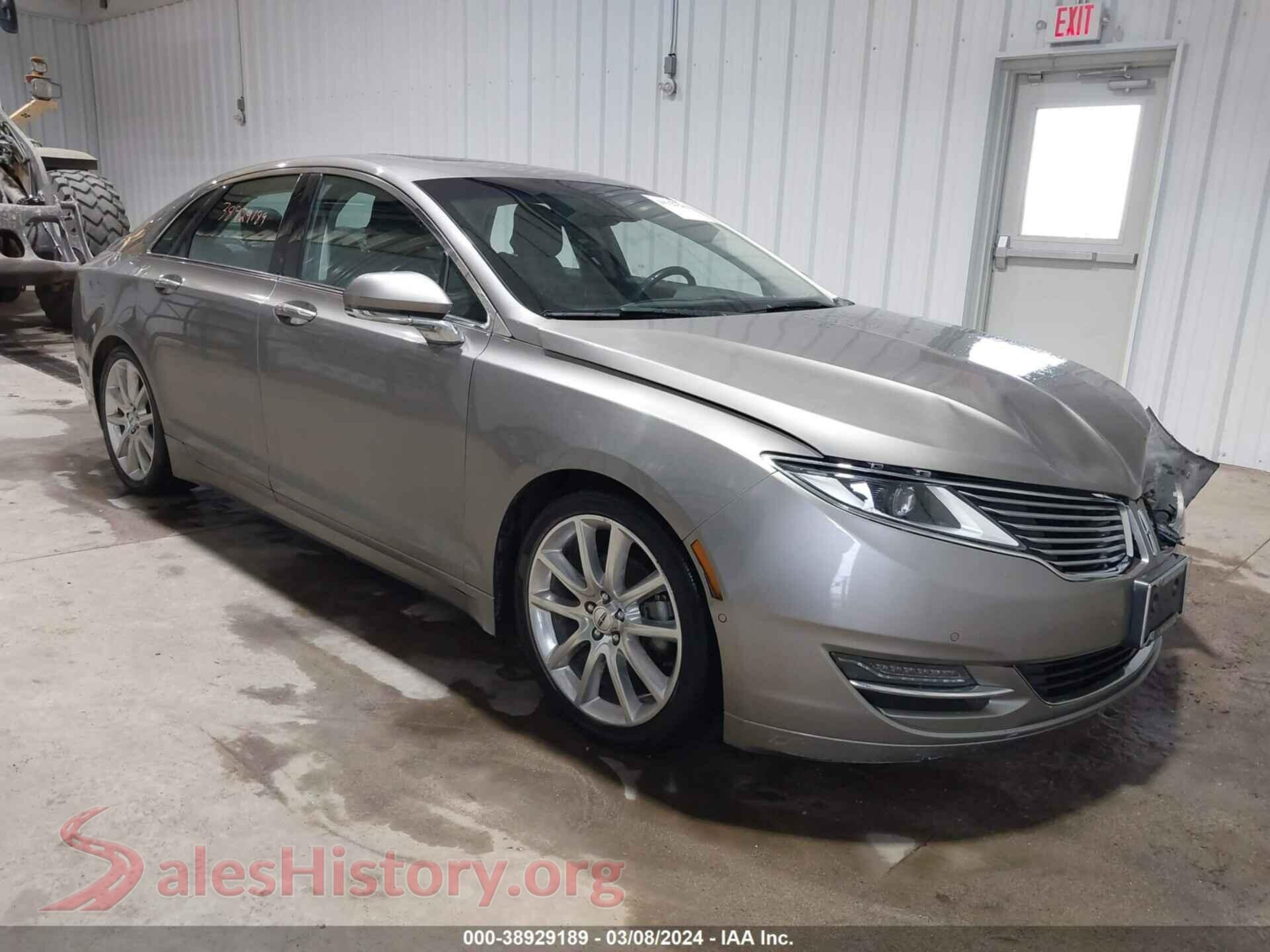 2015 LINCOLN MKZ HYBRID — VIN 3LN6L2LU4FR610743