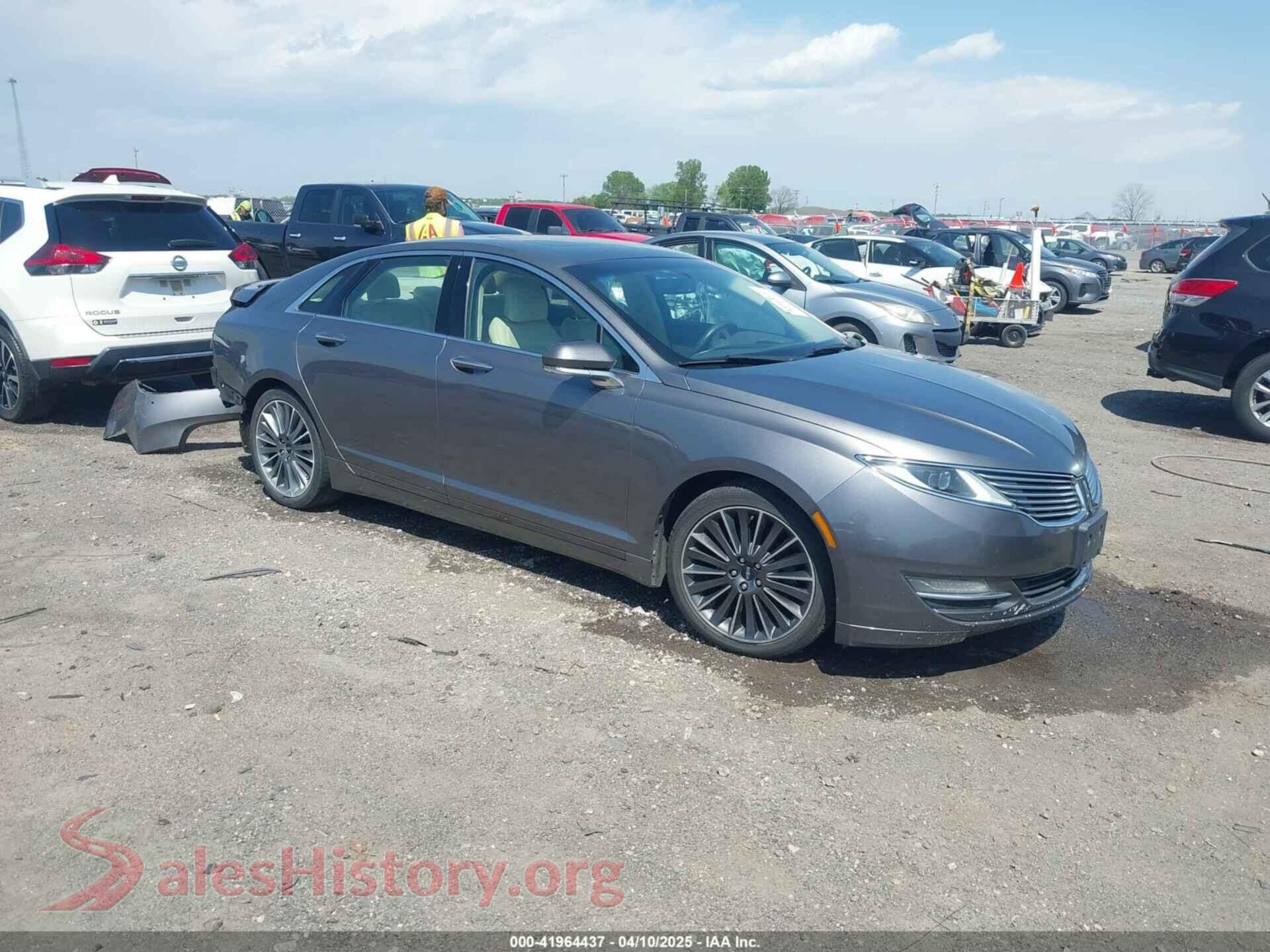 2014 LINCOLN MKZ HYBRID — VIN 3LN6L2LU5ER824039