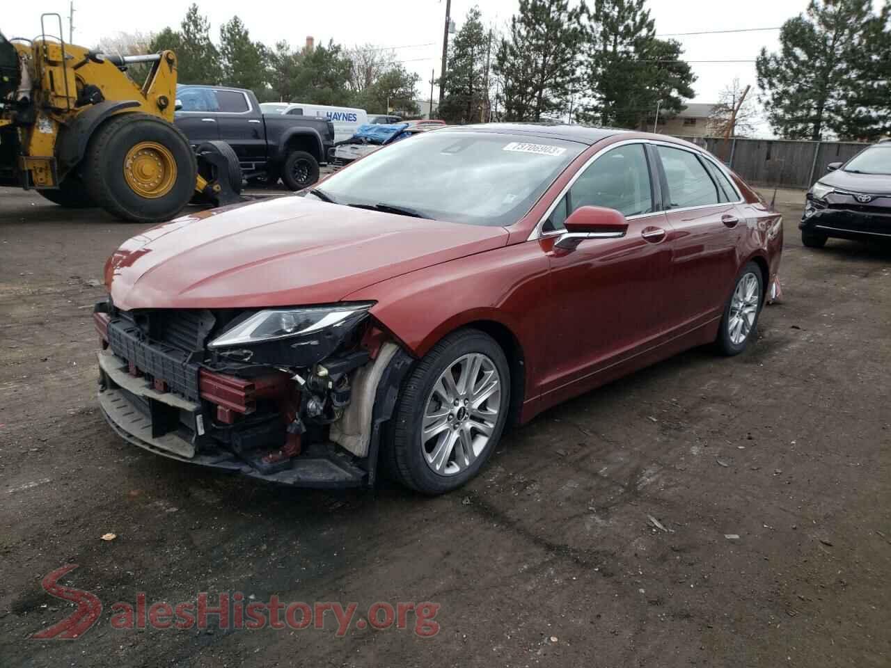 2014 LINCOLN MKZ — VIN 3LN6L2LU8ER831602
