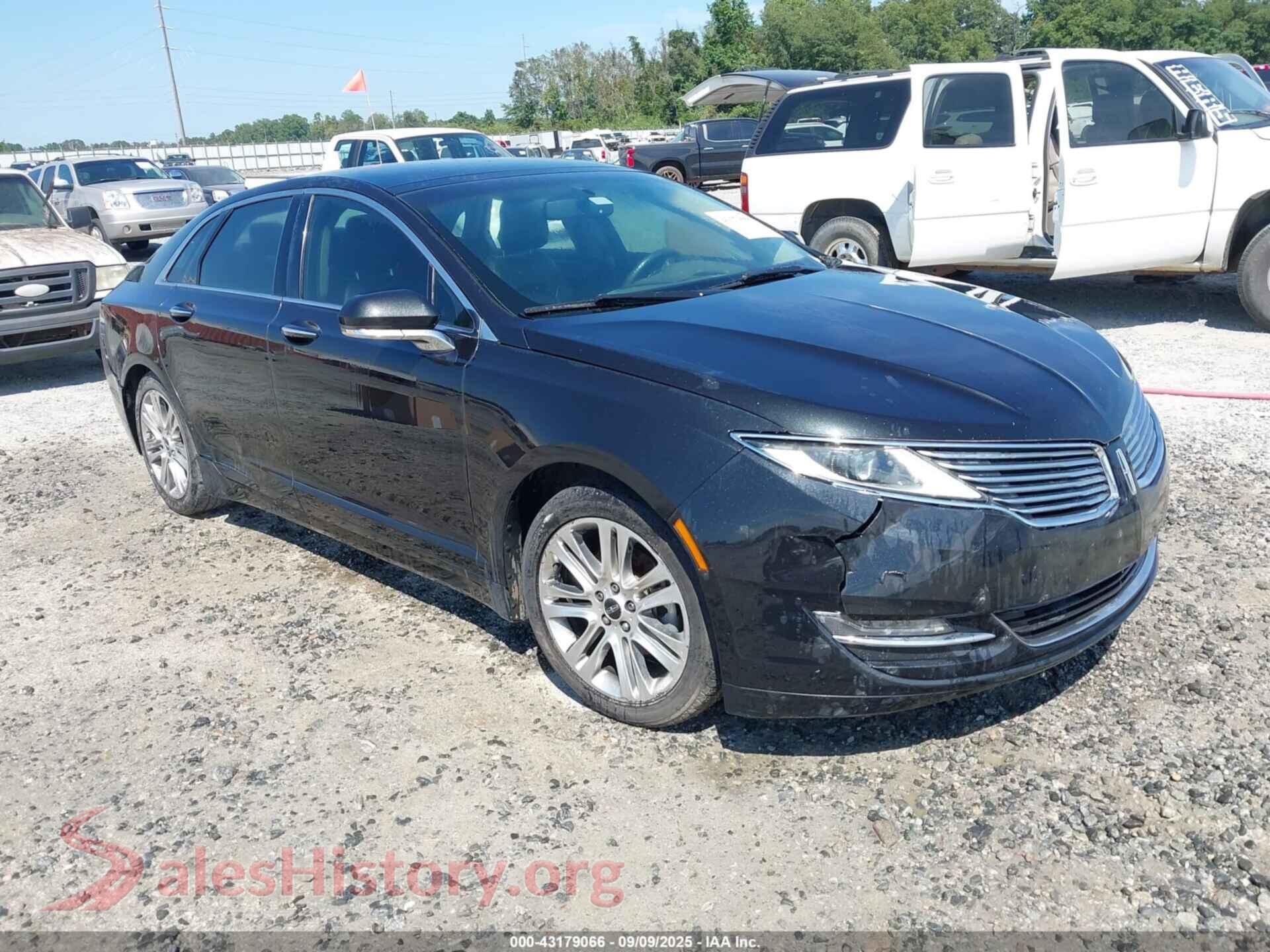 2014 LINCOLN MKZ HYBRID — VIN 3LN6L2LU9ER829681