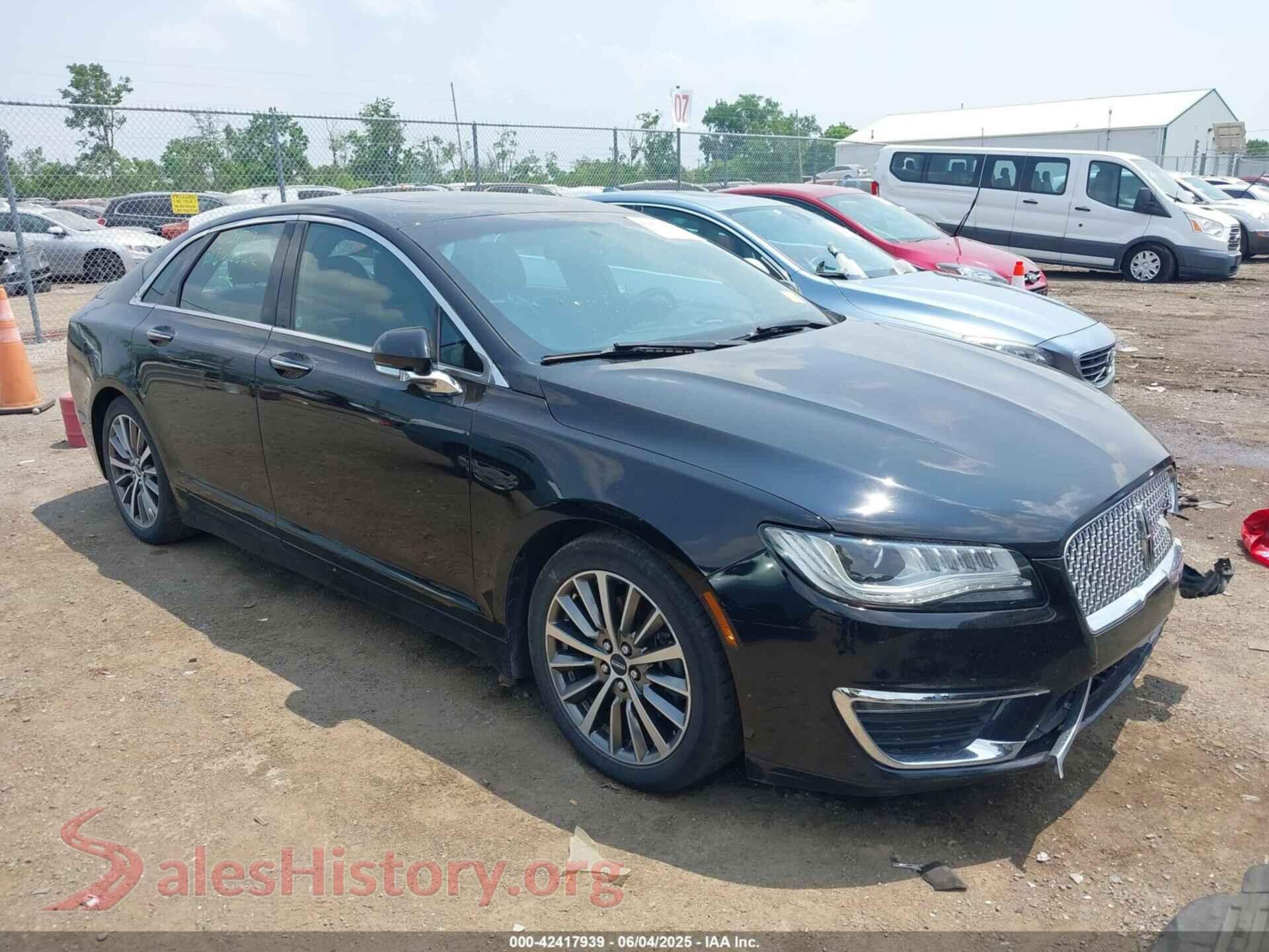 2017 LINCOLN MKZ HYBRID — VIN 3LN6L5LU7HR629744