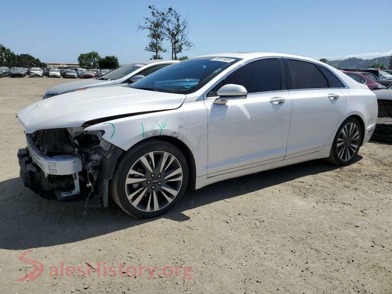 2017 LINCOLN MKZ — VIN 3LN6L5MU4HR657306