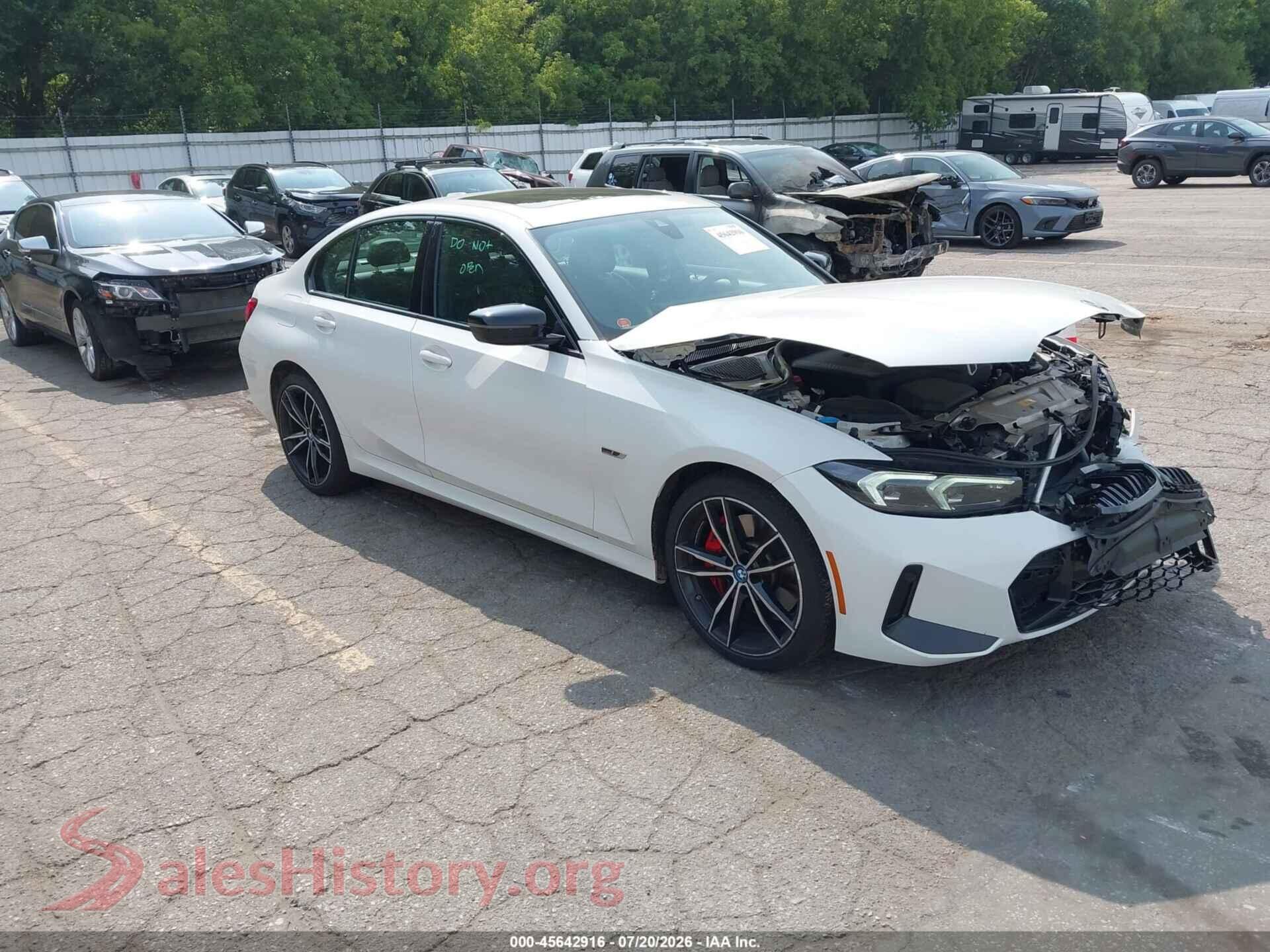 2023 BMW 330E — VIN 3MW39FS08P8C96742