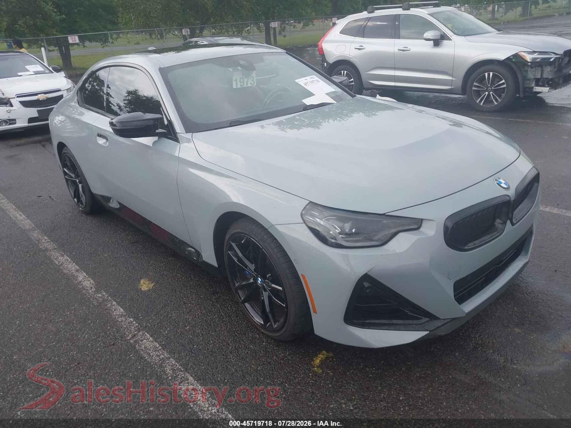 2022 BMW M240 — VIN 3MW53CM00N8C72048