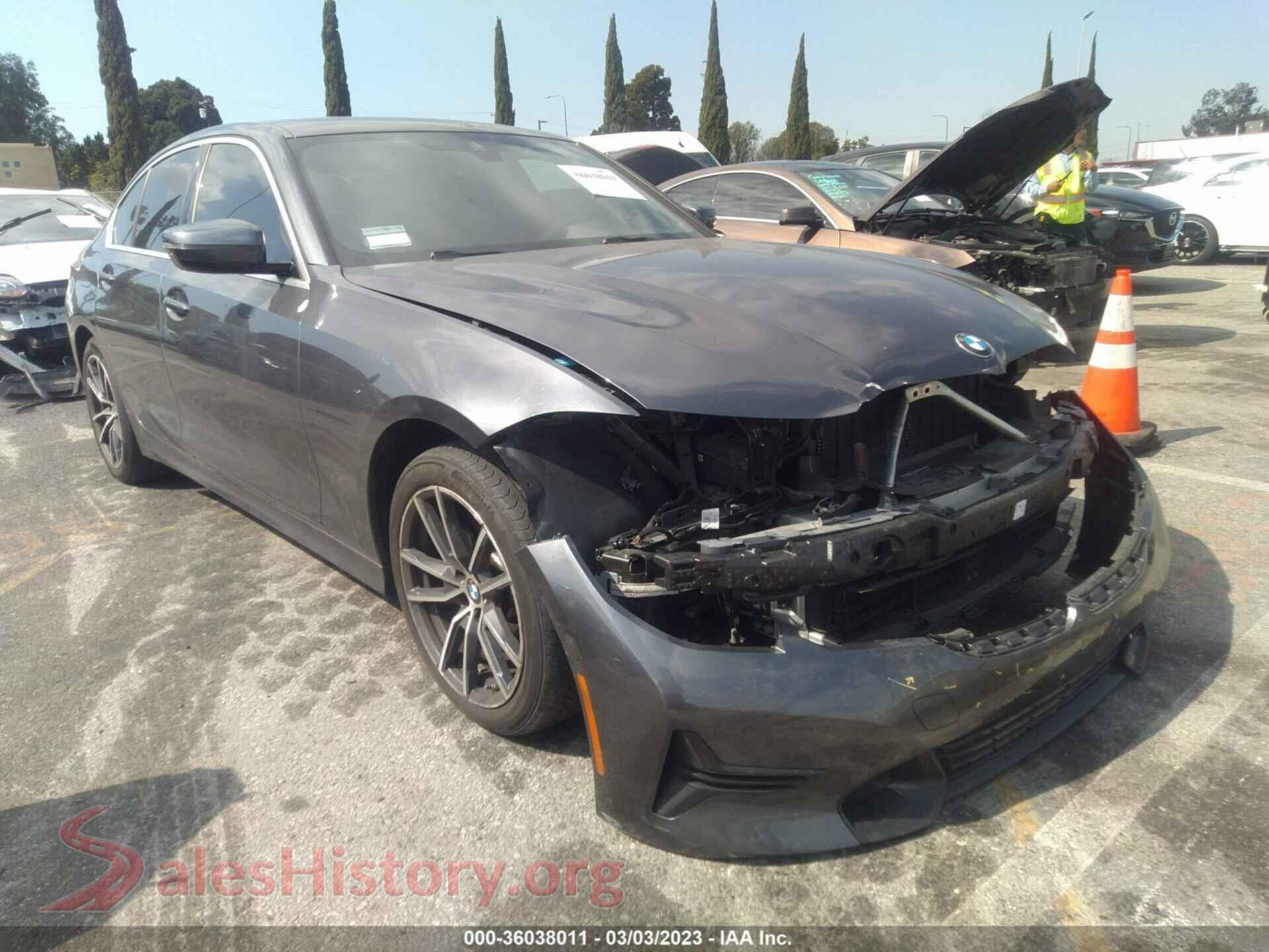 2020 BMW 3 SERIES — VIN 3MW5R1J00L8B36524