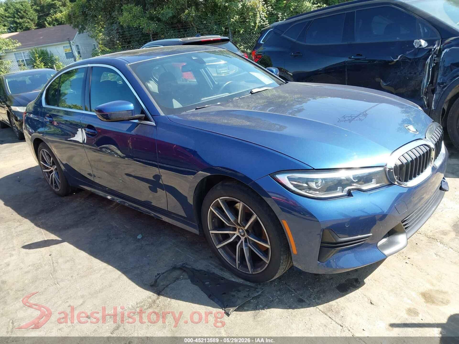 2021 BMW 330I — VIN 3MW5R1J01M8B87063