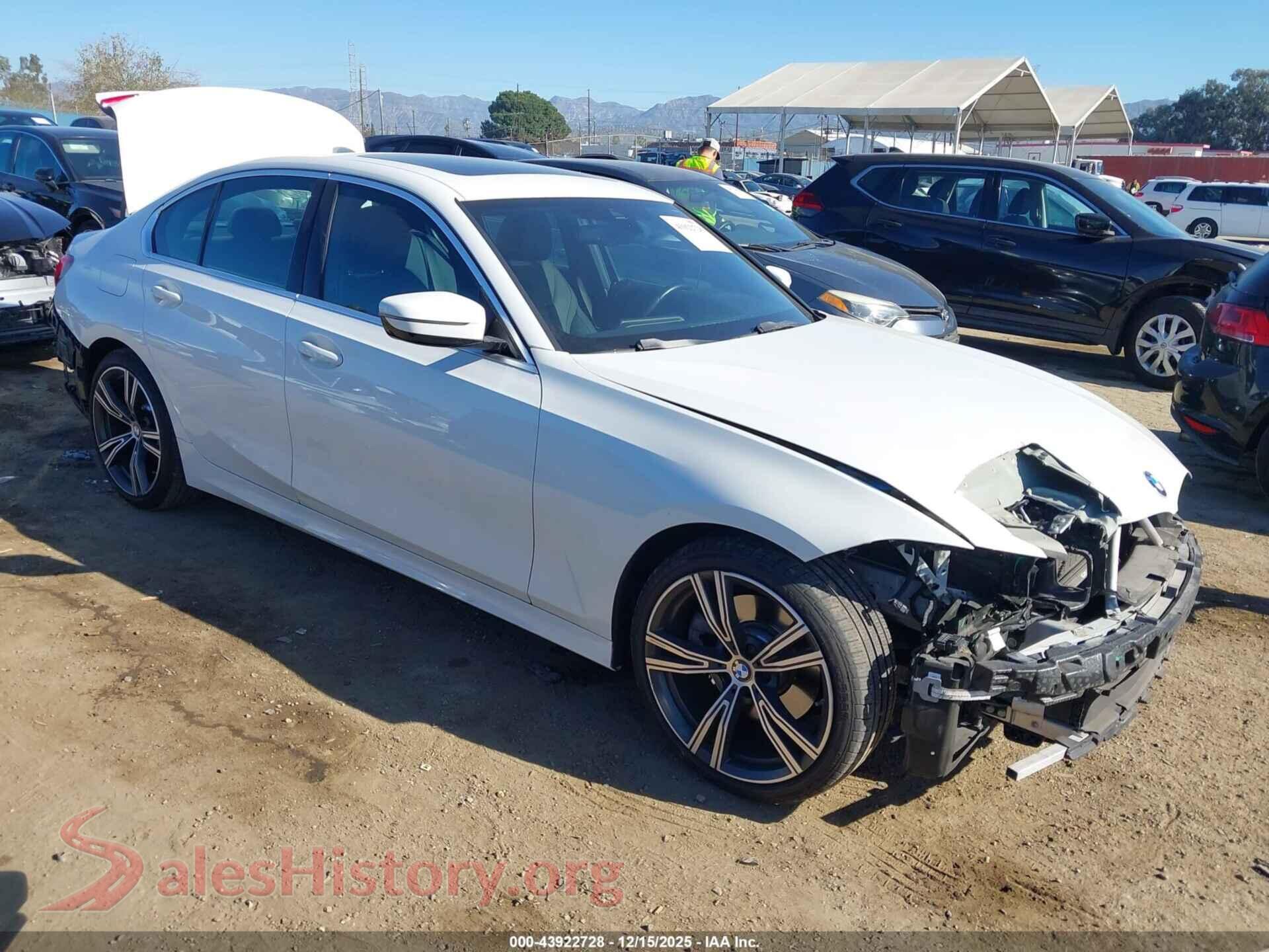 2021 BMW 330I — VIN 3MW5R1J06M8C03810