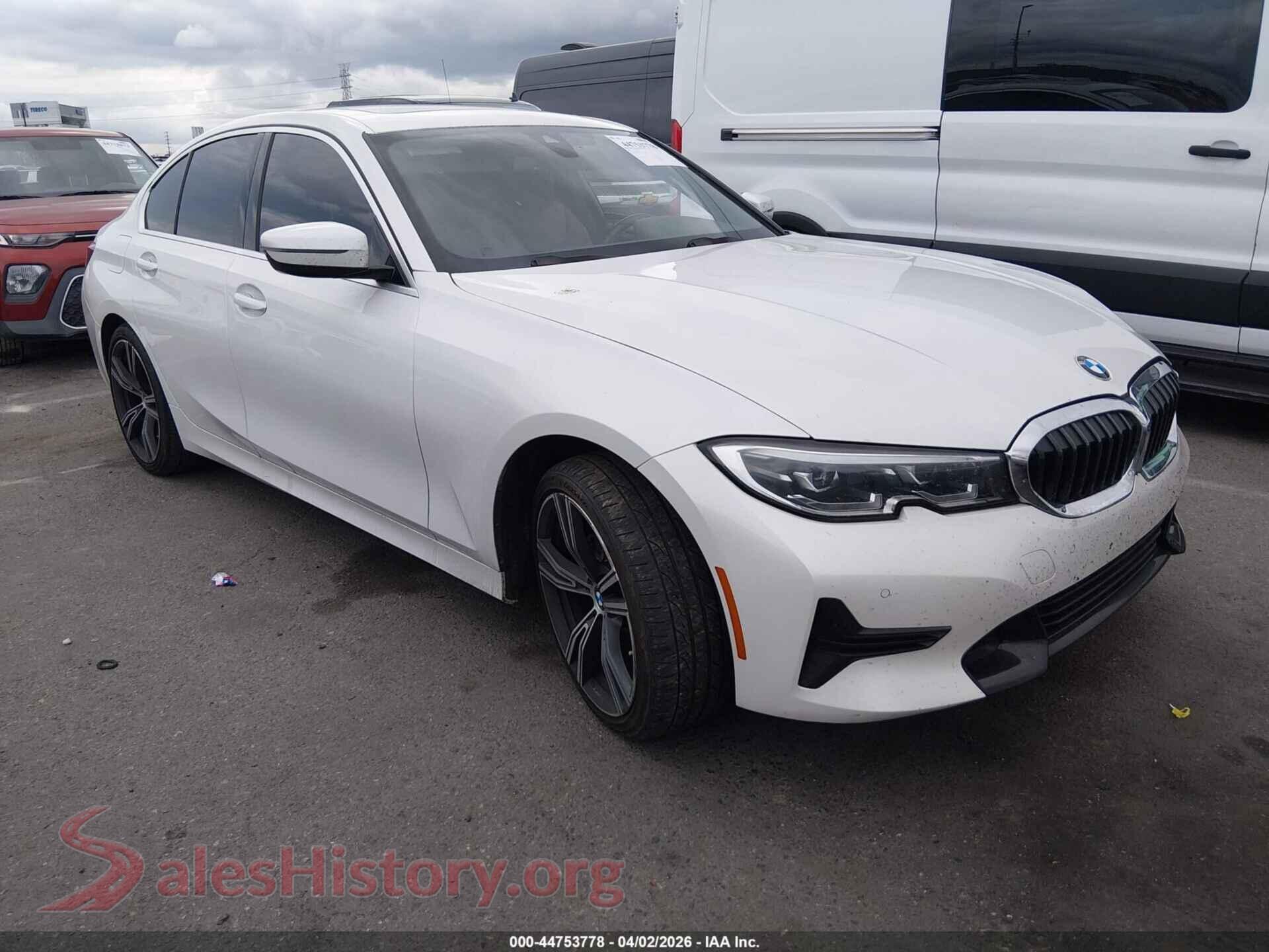 2022 BMW 330I — VIN 3MW5R1J09N8C40240