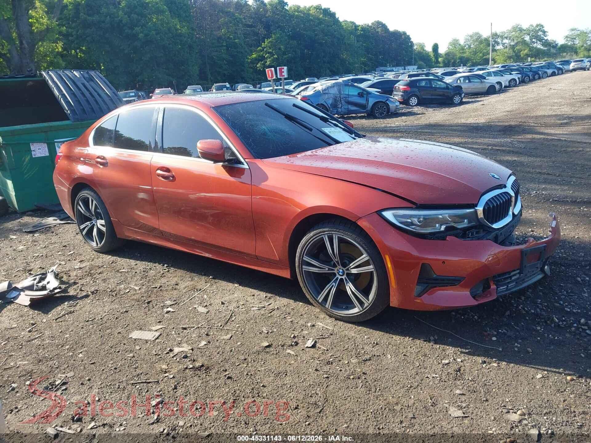 2021 BMW 330I — VIN 3MW5R7J00M8C02638