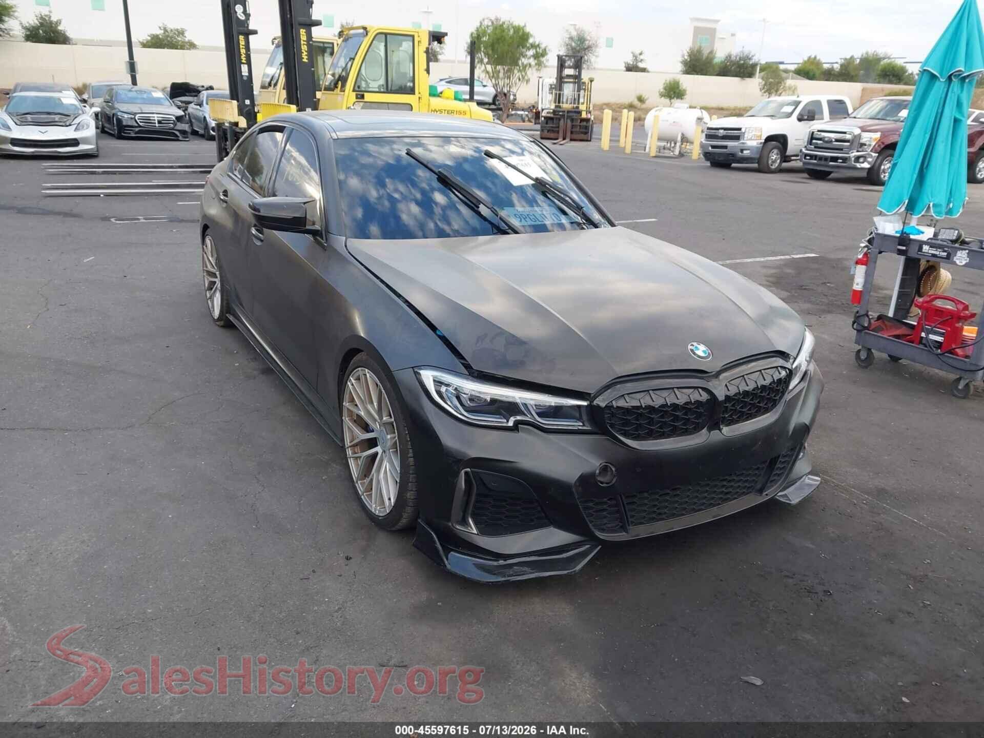 2021 BMW M340I — VIN 3MW5U7J01M8B57983