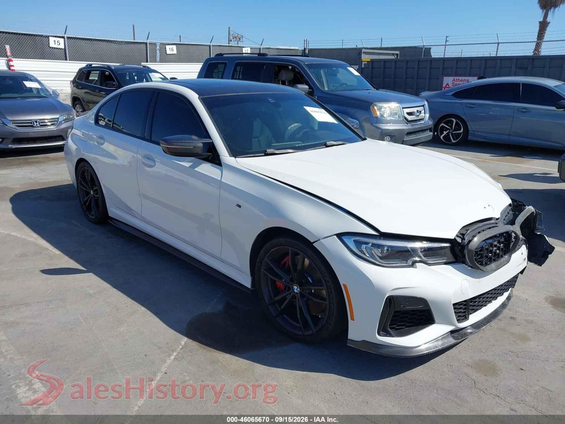 2022 BMW M340I — VIN 3MW5U7J05N8C74161