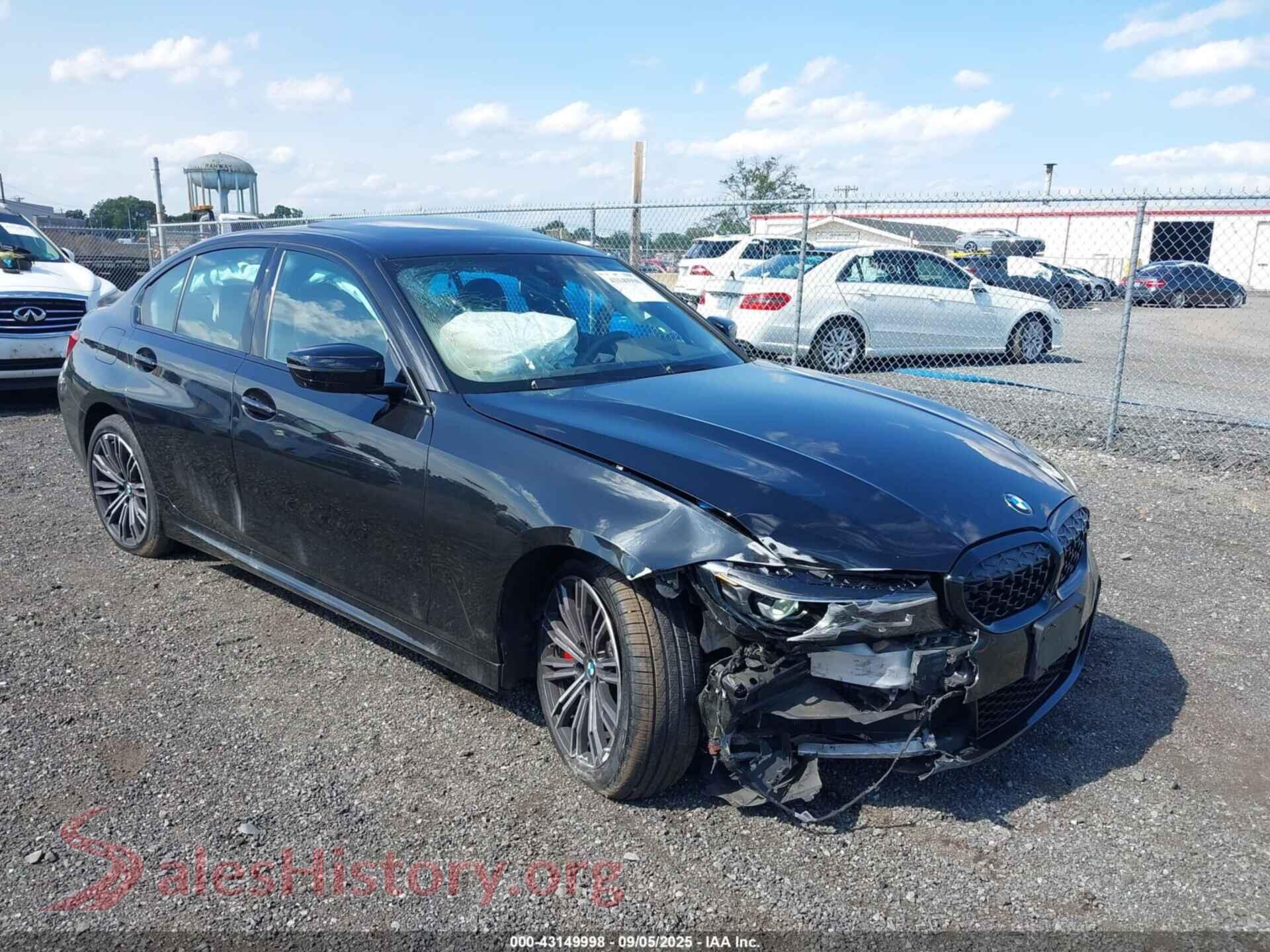 2022 BMW 3 SERIES — VIN 3MW5U9J0XN8C70733