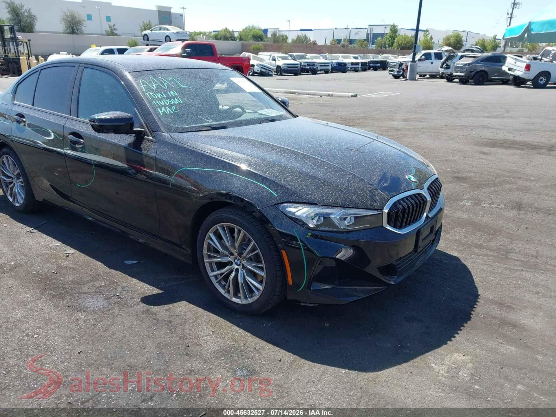 2023 BMW 330I — VIN 3MW69FF04P8D02009