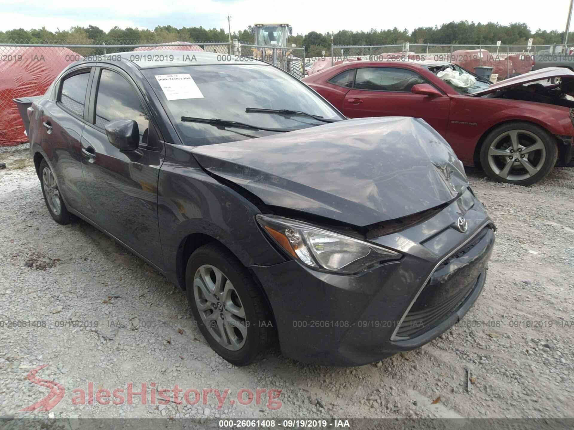 2017 TOYOTA YARIS IA — VIN 3MYDLBYV4HY183572