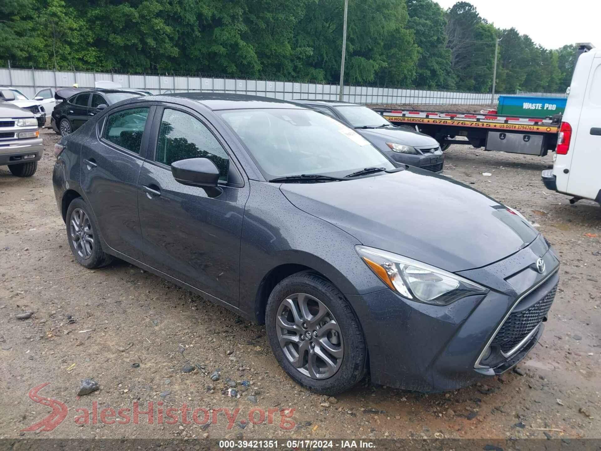 2020 TOYOTA YARIS — VIN 3MYDLBYVXLY709793