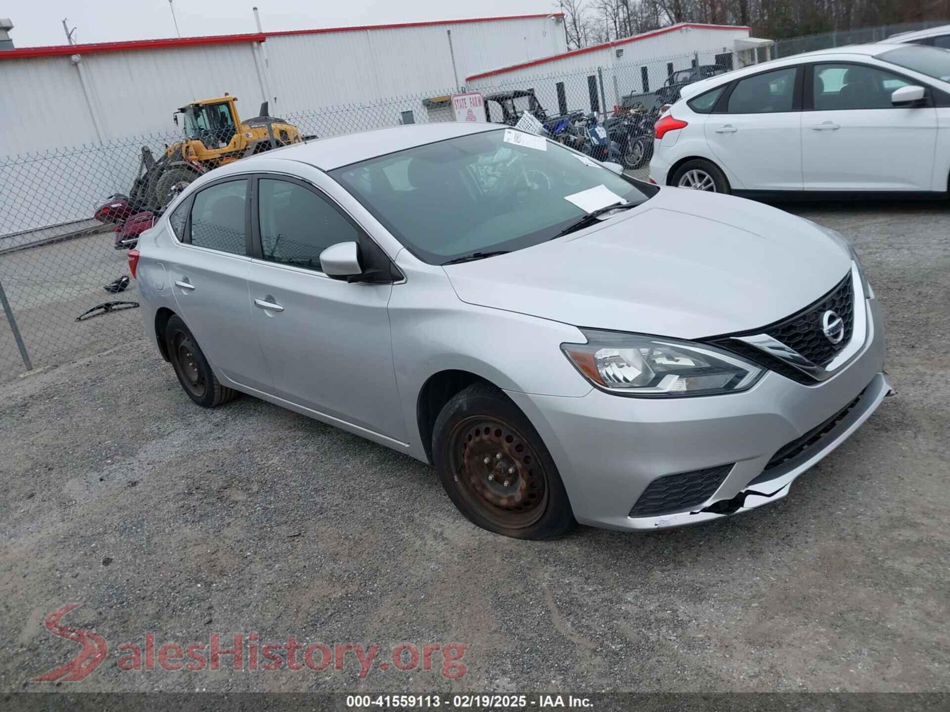 2018 NISSAN SENTRA — VIN 3N1AB7AP2JY201704