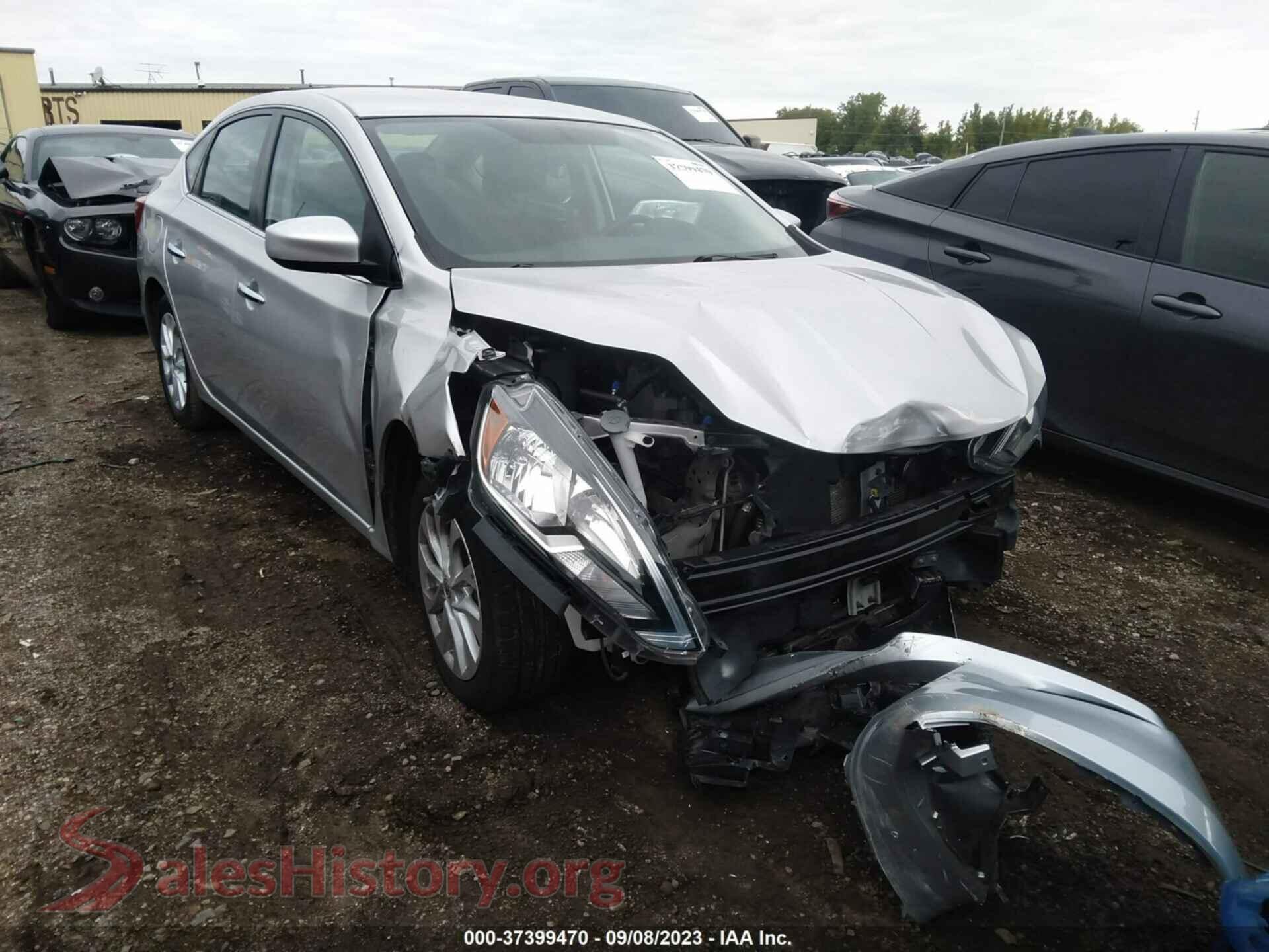 2019 NISSAN SENTRA — VIN 3N1AB7AP9KY372144