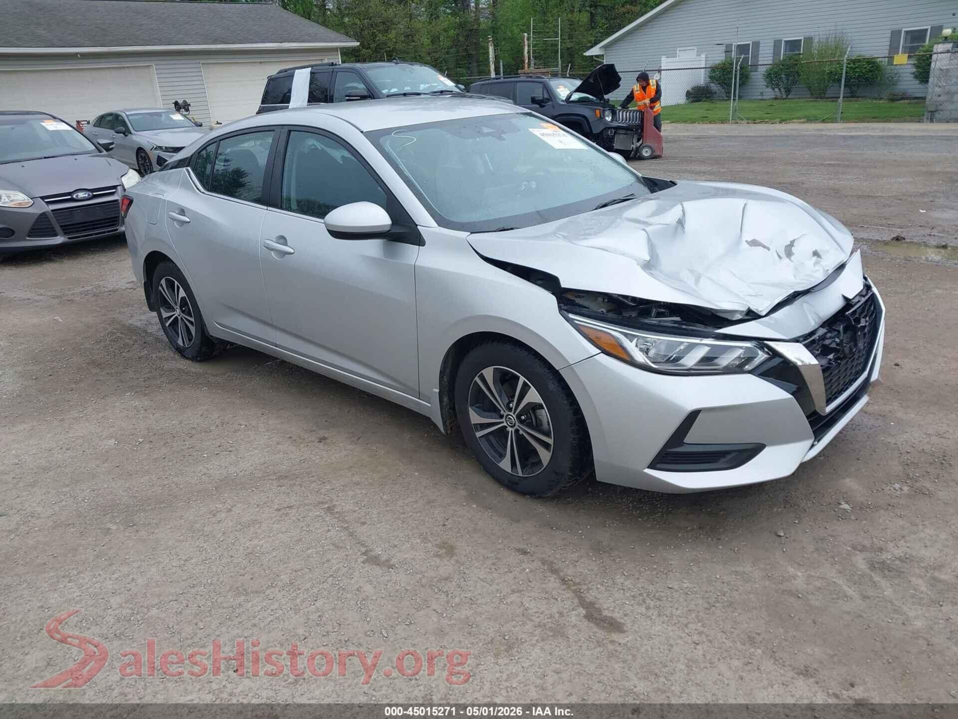 2022 NISSAN SENTRA — VIN 3N1AB8CV3NY283725