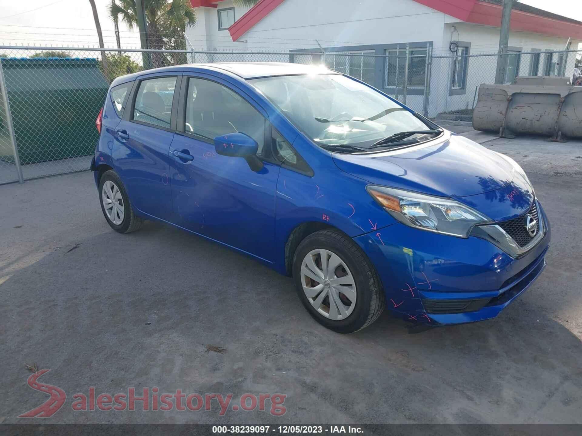 2017 NISSAN VERSA NOTE — VIN 3N1CE2CP4HL360568