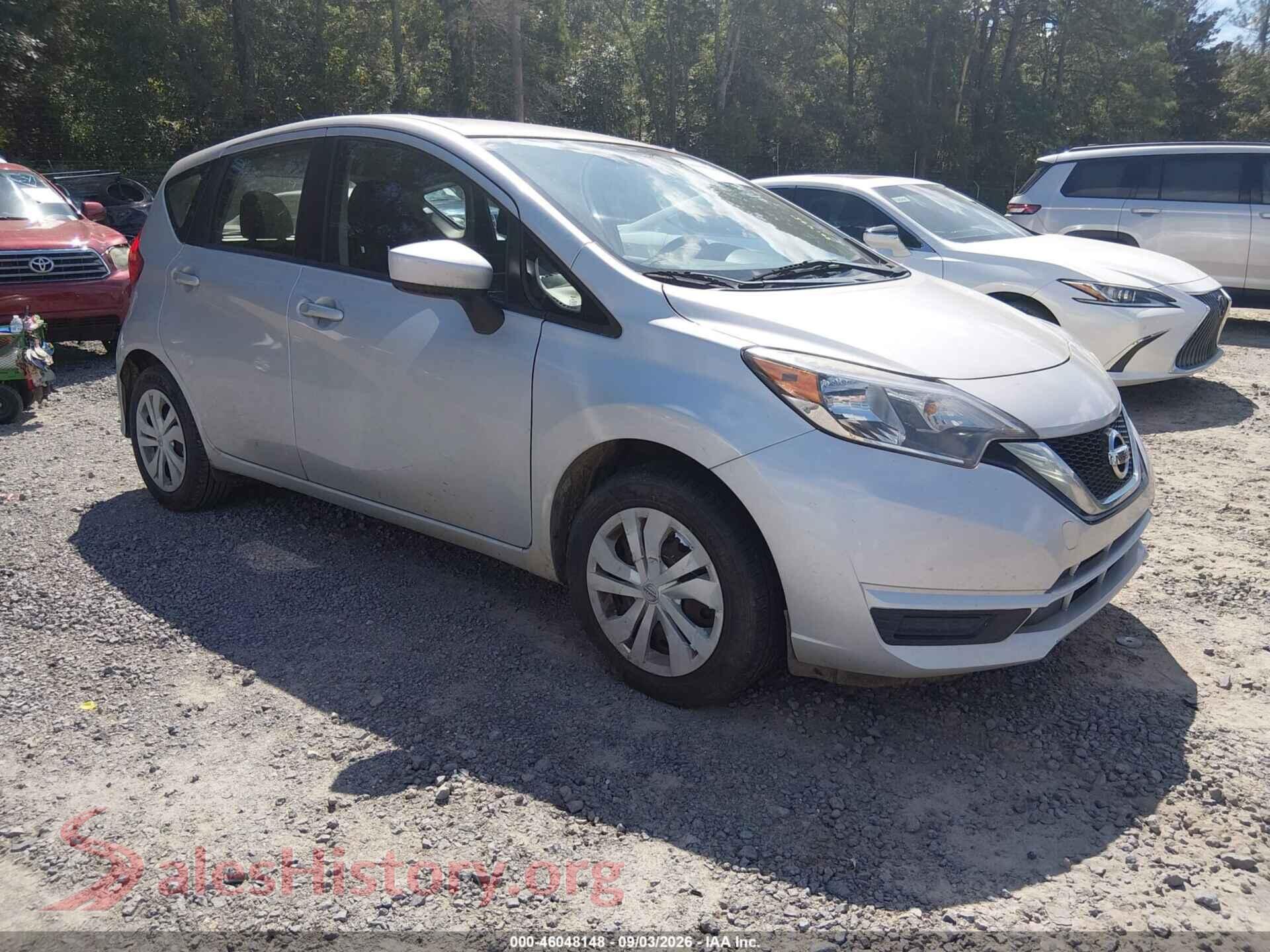2019 NISSAN VERSA NOTE — VIN 3N1CE2CPXKL361425