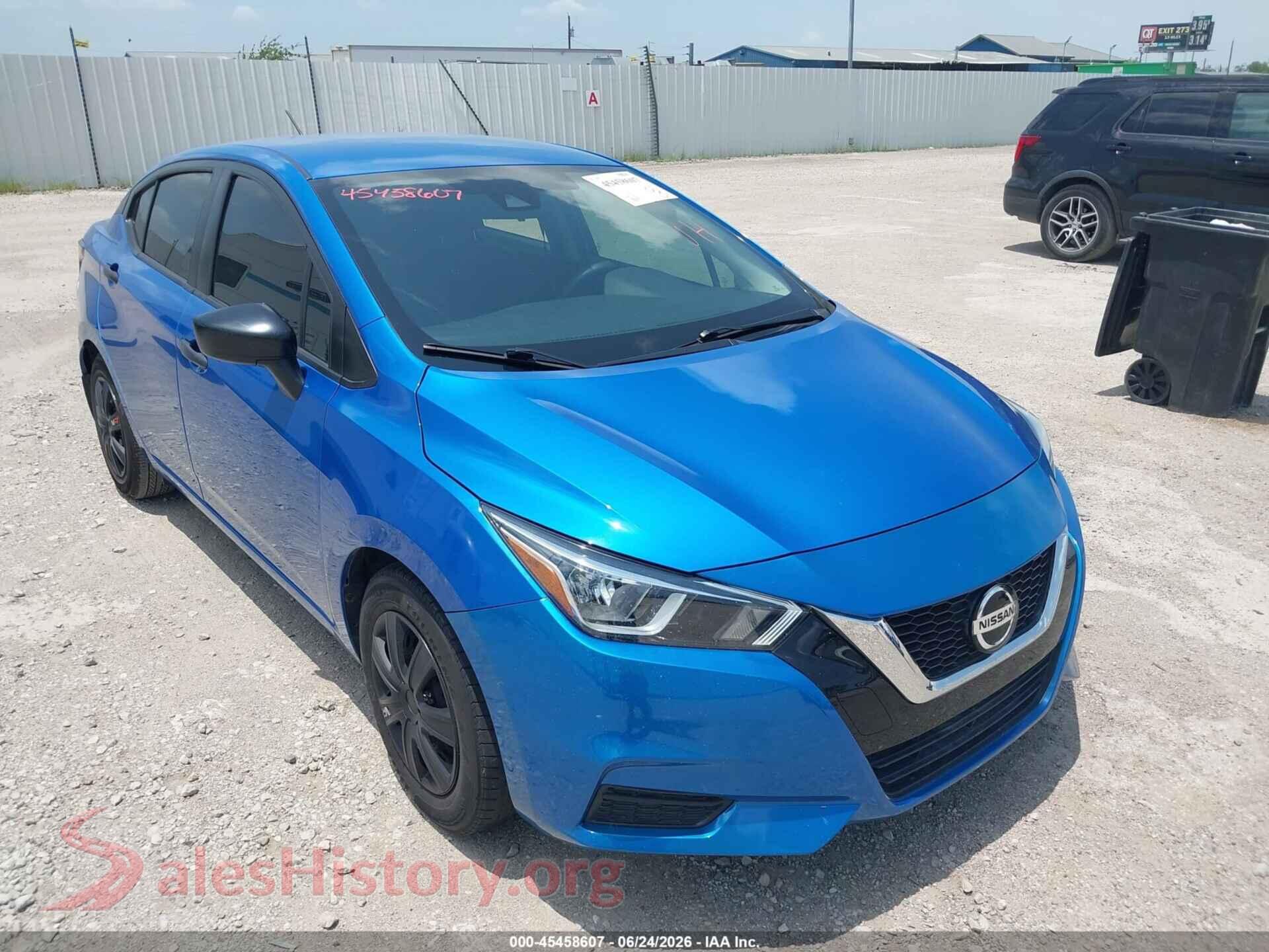 2021 NISSAN VERSA — VIN 3N1CN8DV0ML908818