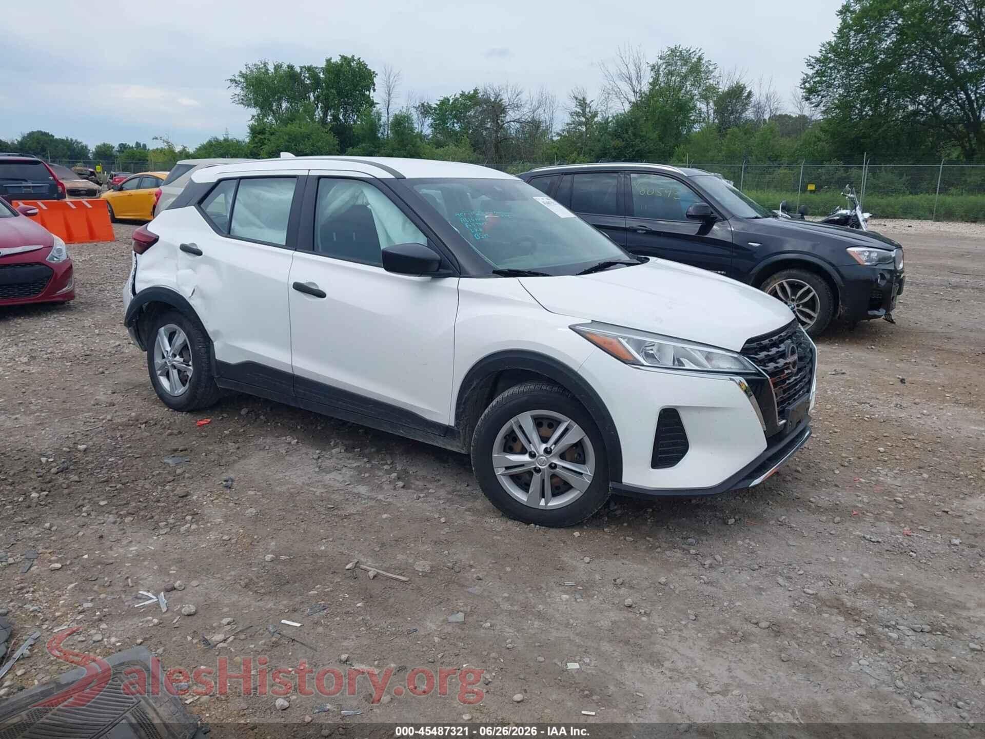 2022 NISSAN KICKS — VIN 3N1CP5BV1NL525161