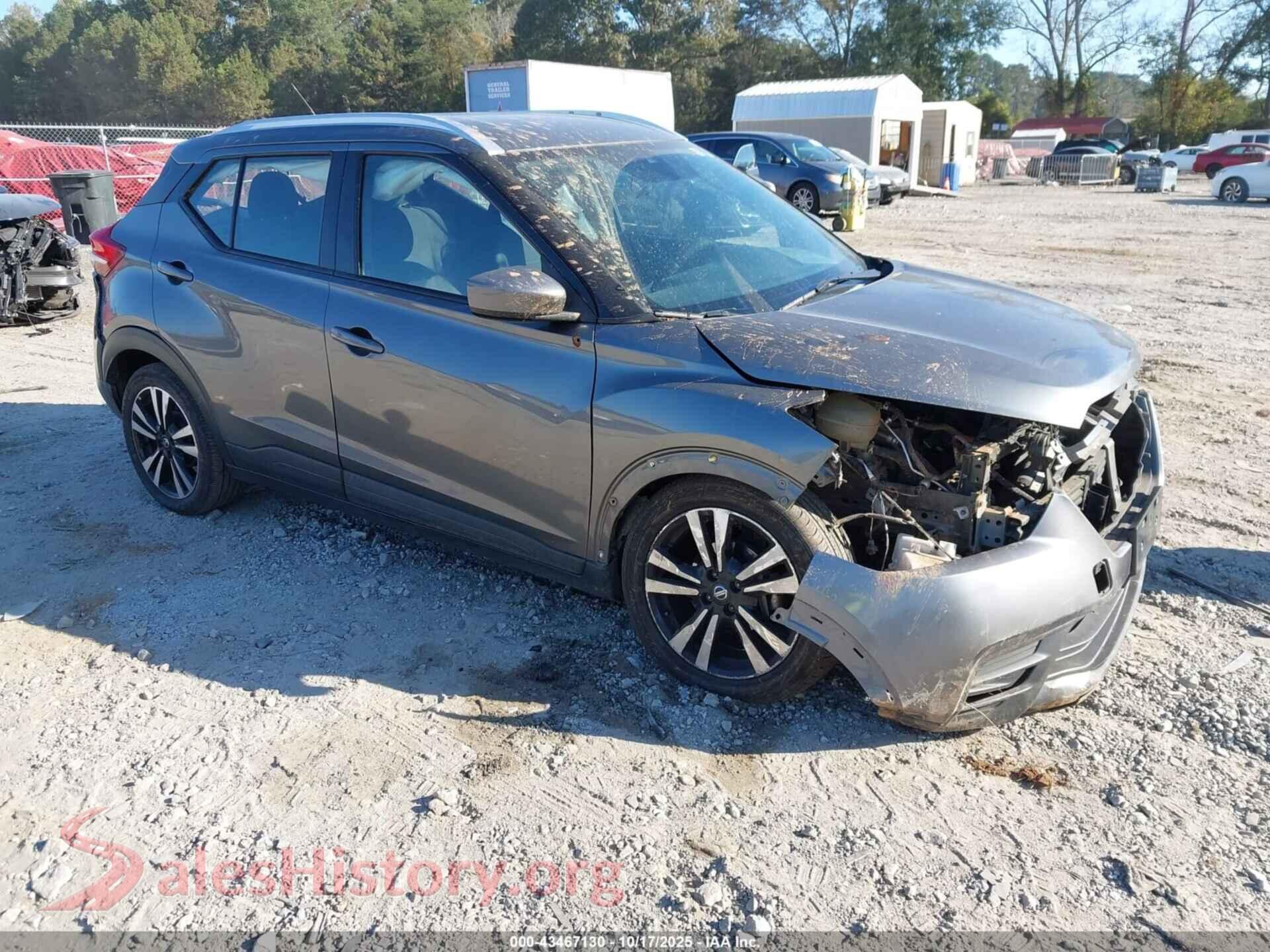 2020 NISSAN KICKS — VIN 3N1CP5CV7LL518601