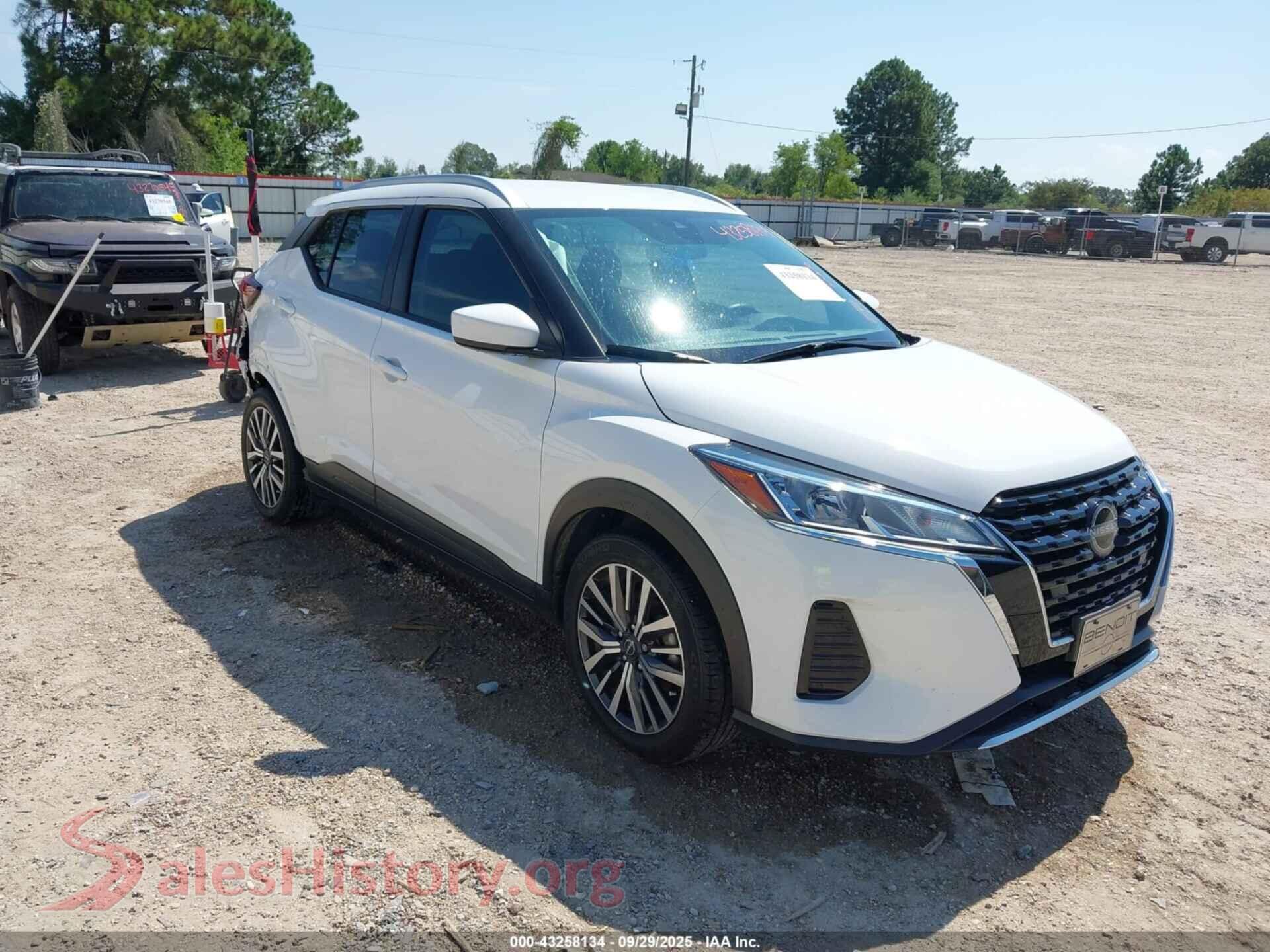 2022 NISSAN KICKS — VIN 3N1CP5CV8NL523597
