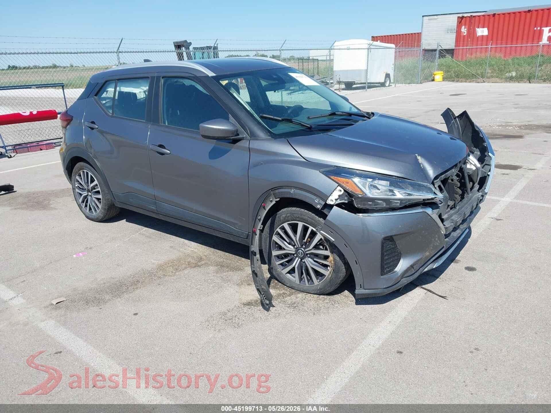2021 NISSAN KICKS — VIN 3N1CP5CV9ML481293
